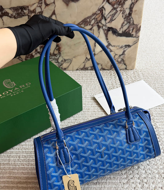 Cuero | Monogram Barrel Top Handle Bag