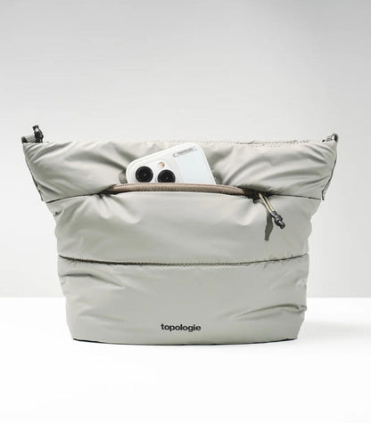 Cuero | Topologo Besace Silky Peach Bag - Moss