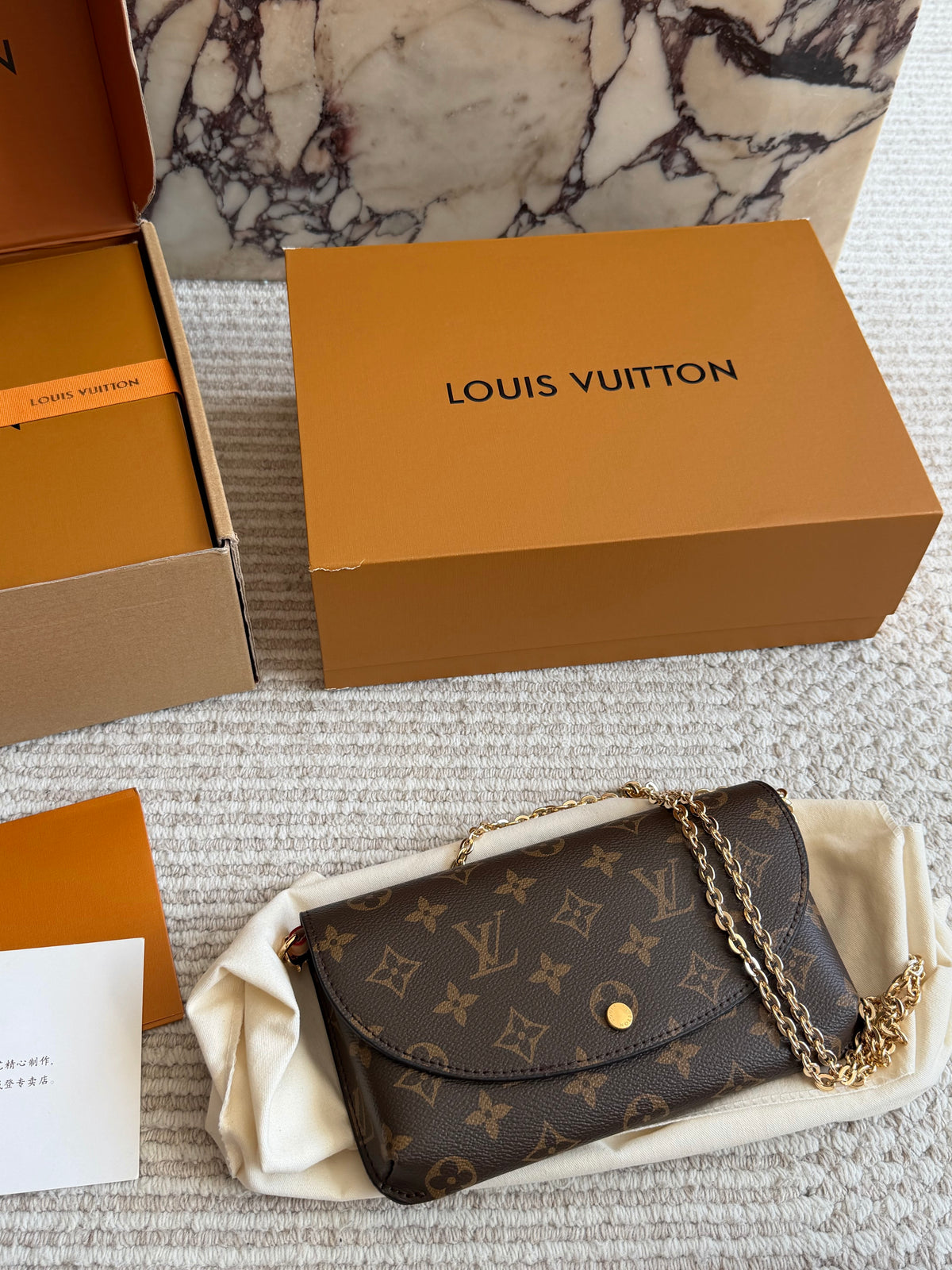 Cuero | Chain Wallet on Chain - Monogram Brown