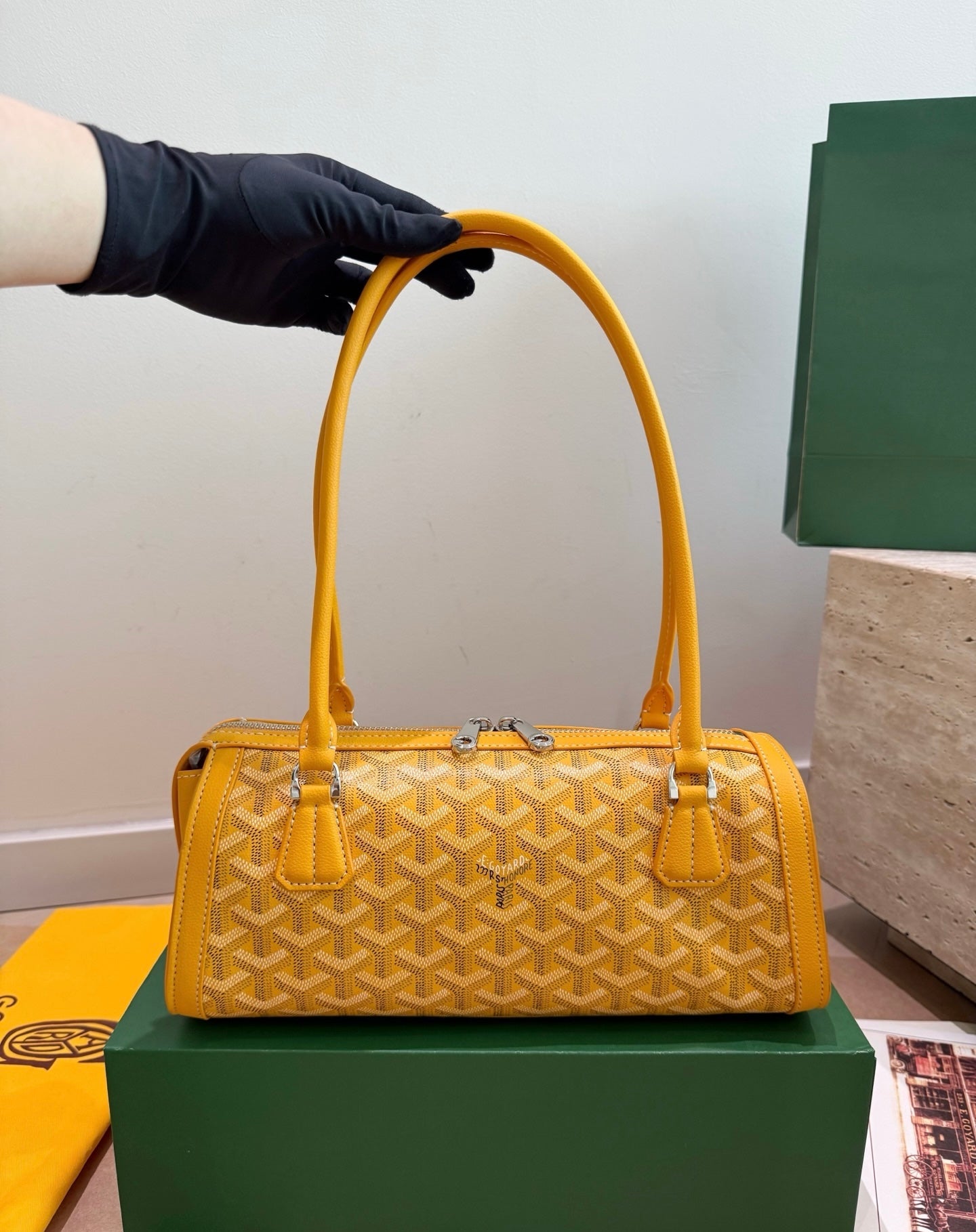 Cuero | Monogram Barrel Bag