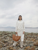 Polene Cyme Edition Textured Camel