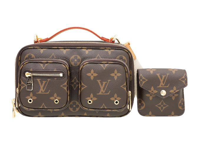 Cuero | Brown Monogram Fetity Bag Crossbody