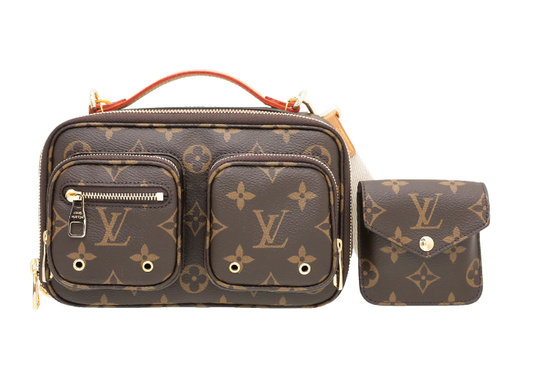 Cuero | Brown Monogram Fetity Bag Crossbody