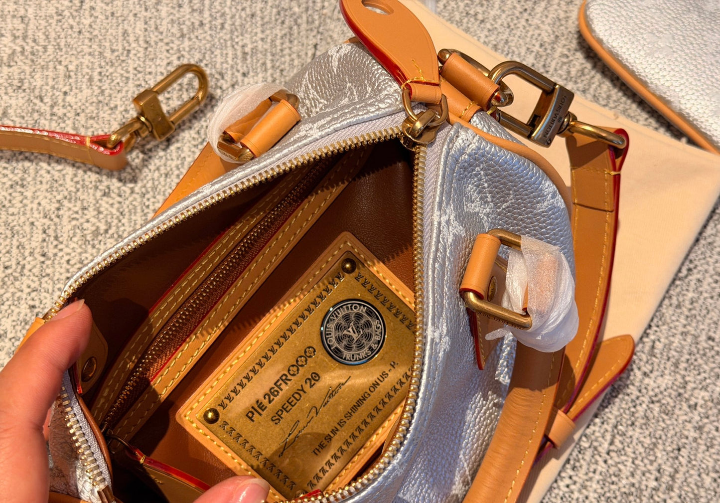 Cuero | Monogram Mini Boston Bag