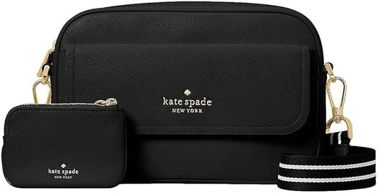 Cuero | Original Kate Spade New York Women's Rosie Pebbled Leather Flap Camera Bag