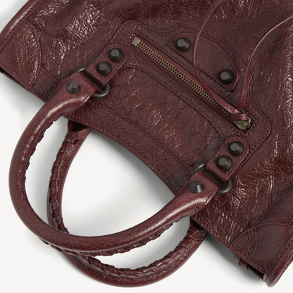 Cuero | WOMEN'S LE CITY BAG SMALL IN DARK BURGUNDY