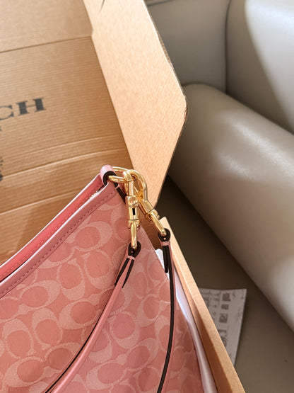 Cuero | Monogram Jacquard Shoulder Bag