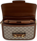 Gucci 1995 Horsebit GG  fabric shoulder bag