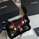 Chanel Crochet Mesh Flap Bag