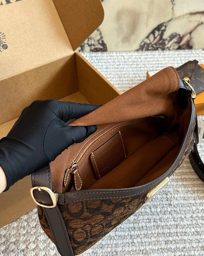 Cuero | Signature Baguette Shoulder Bag