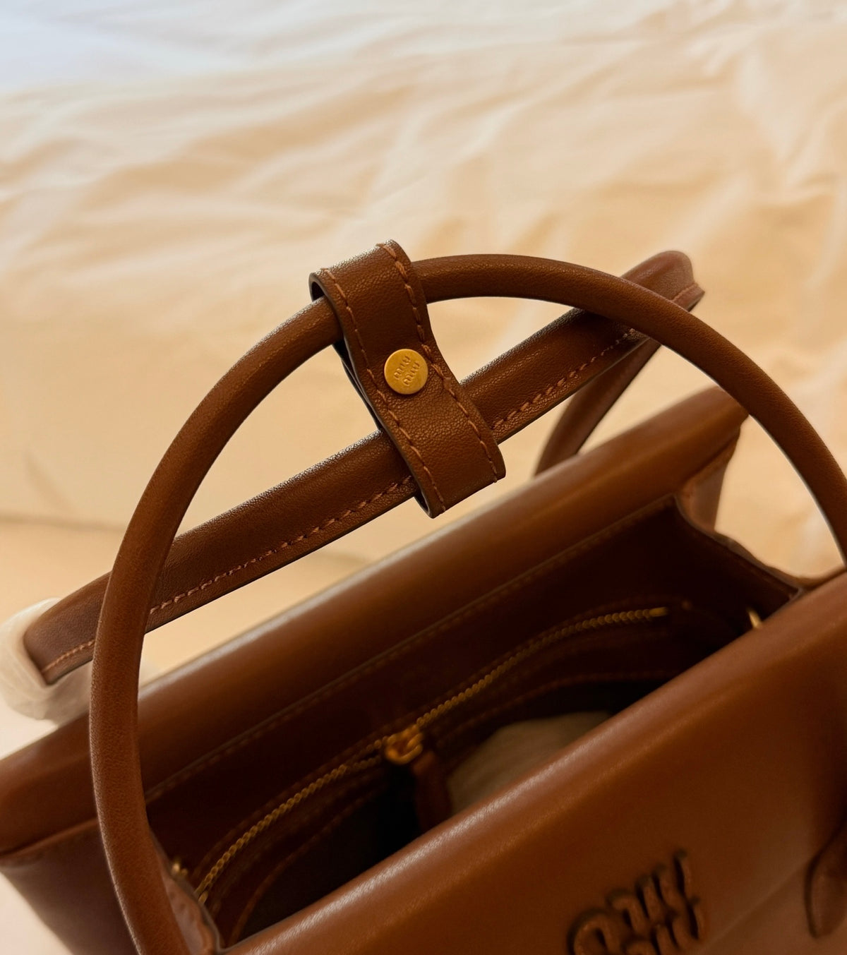 Cuero | Signature Top Handle Bag - Camel