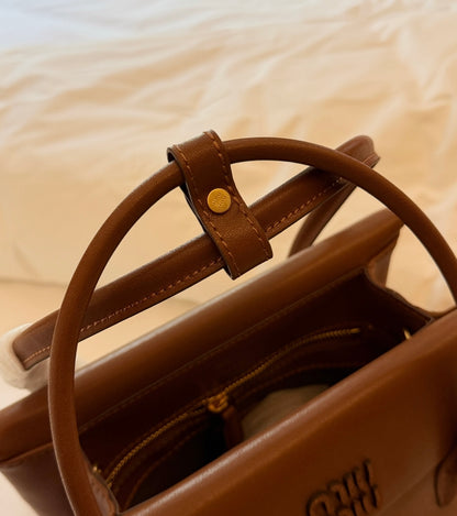 Cuero | Signature Top Handle Bag - Camel