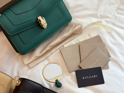 Cuero | Mini Crossbody Bag Emerald Green