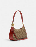 Coach X Peanuts Teri Shoulder Bag In Signature Canvas With Patches