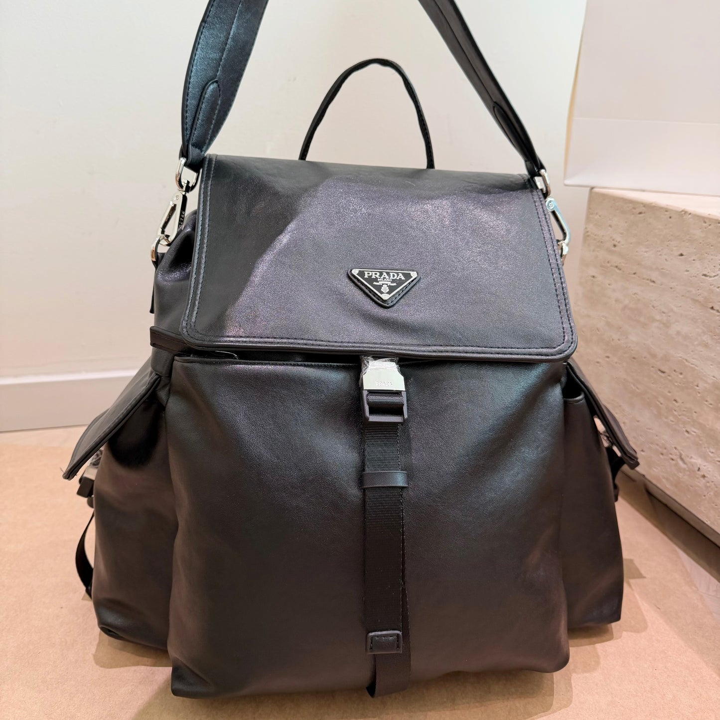 Cuero | Flap Buckle Backpack