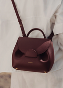 Polene Numéro Un Nano Edition Textured Burgundy