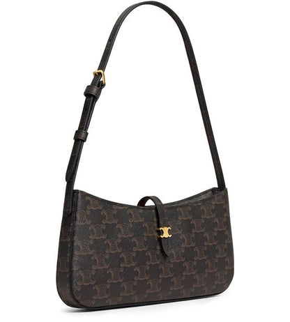 Cuero | Tina Shoulder Bag In Shiny Calfskin