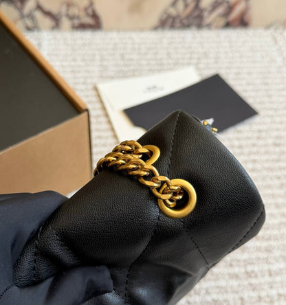 Cuero | Tabby Quilted Shoulder Bag With Chain