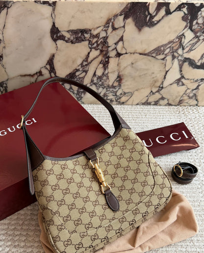 Cuero | GG Canvas Shoulder Bag