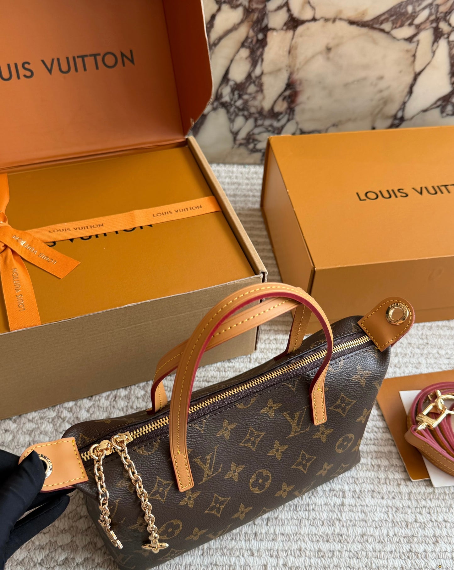 Cuero | Monogram Top Handle Tote