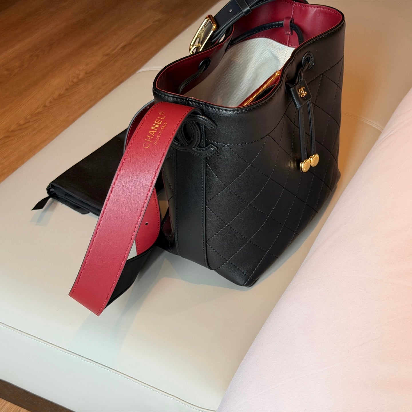 Cuero | Quilted Bucket Bag