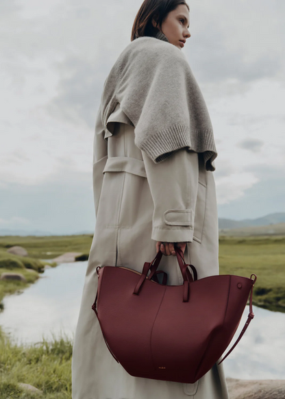 Cuero | Cyme Edition Textured Black Cherry