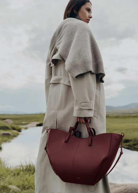 Cuero | Cyme Edition Textured Black Cherry