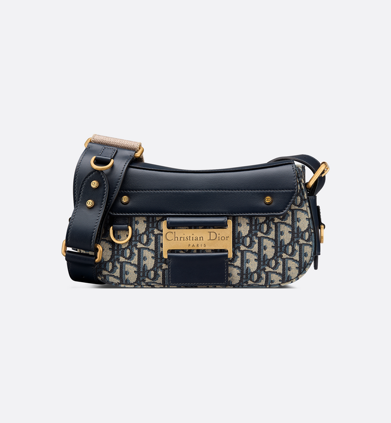 Cuero | Cotton Shoulder Bag Small Size Women's Blue