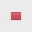 CELINE SMALL WALLET TRIOMPHE IN SHINY CALFSKIN LIPSTICK