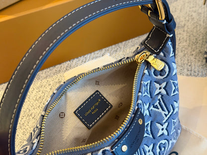 Cuero | Monogram Jacquard Mini Shoulder Bag