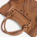 BALENCIAGA WOMEN'S LE CITY BAG SMALL IN CAMEL