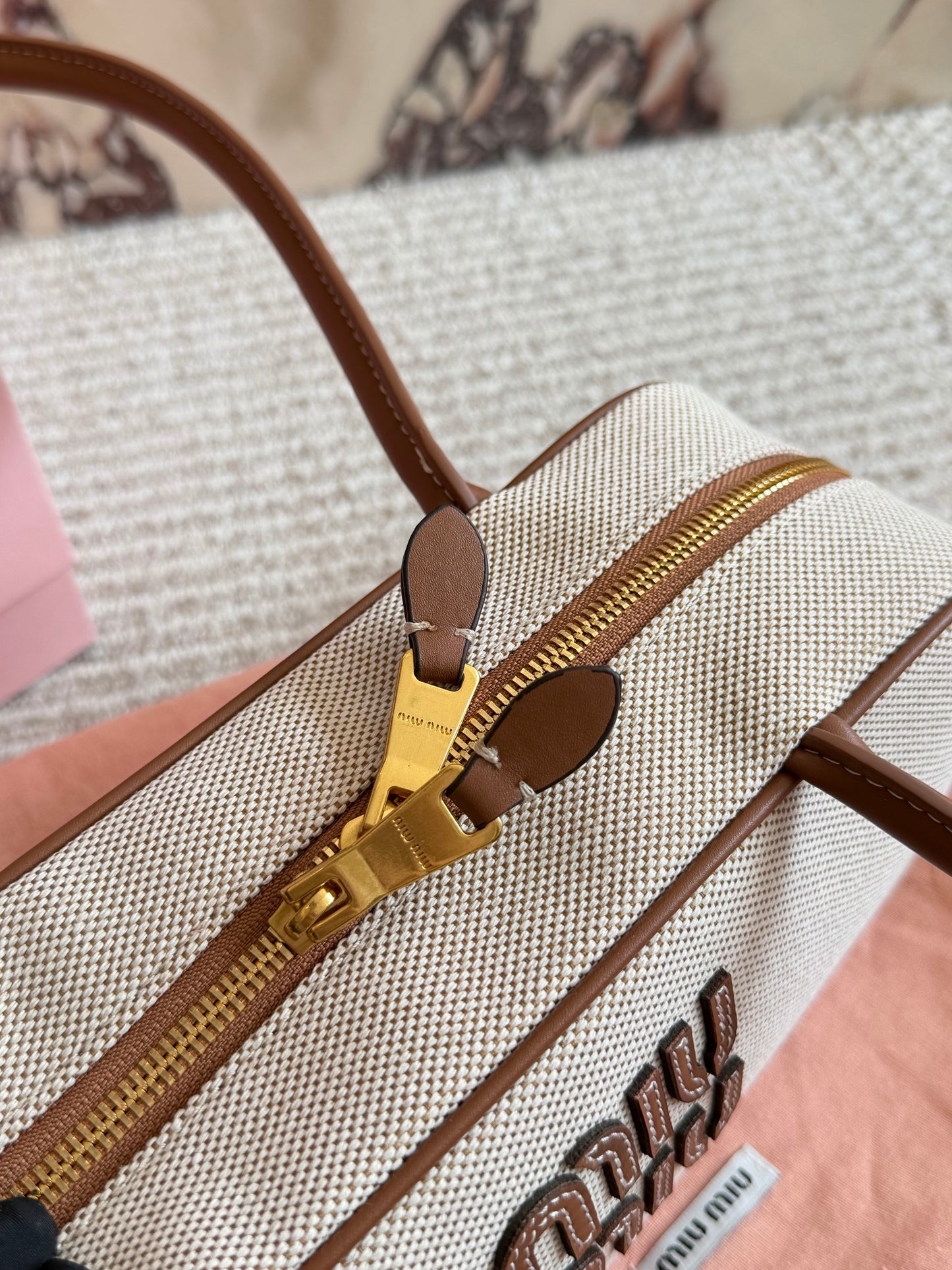 Cuero | Canvas & Leather Barrel Bag