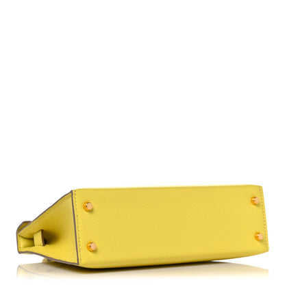 Cuero | Epsom Mini Kelly Sellier 20 Lime