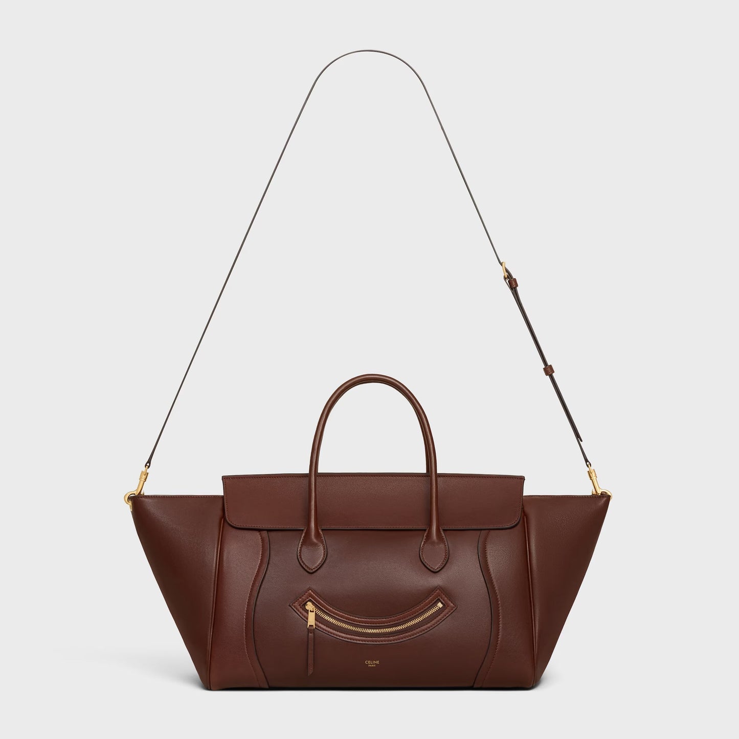 Cuero | SMILE LUGGAGE IN SUPPLE SHINY LAMBSKIN