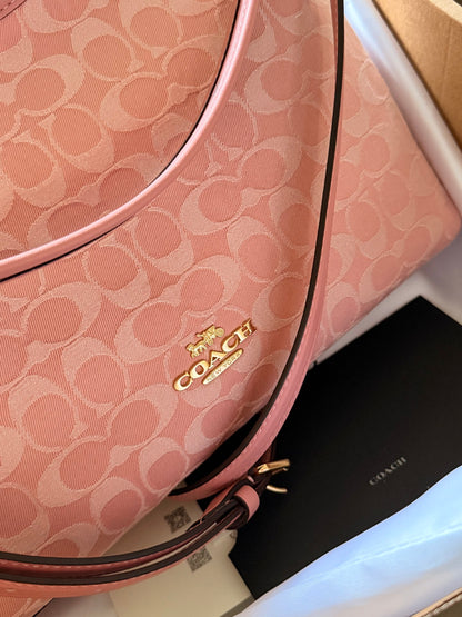 Cuero | Monogram Jacquard Shoulder Bag