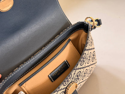 Cuero | Monogram Jacquard Shoulder Bag