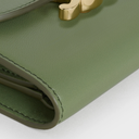 SMALL WALLET TRIOMPHE IN SHINY CALFSKIN LIPSTICK