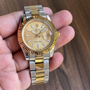 Rolex Date Just Two Tone