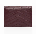 Laurent Maroon Small Wallet
