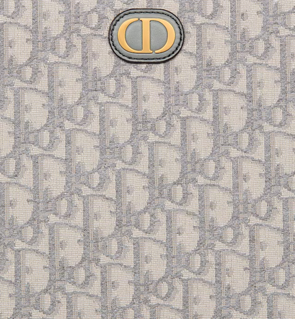 Cuero | Gray Oblique Jacquard 30 Montaigne Dea Pouch