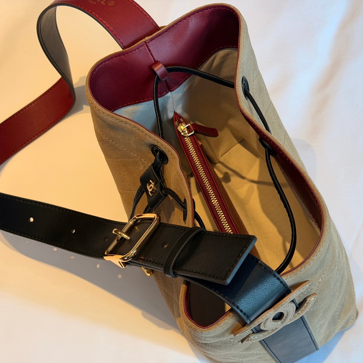 Cuero | Quilted Bucket Shoulder Bag
