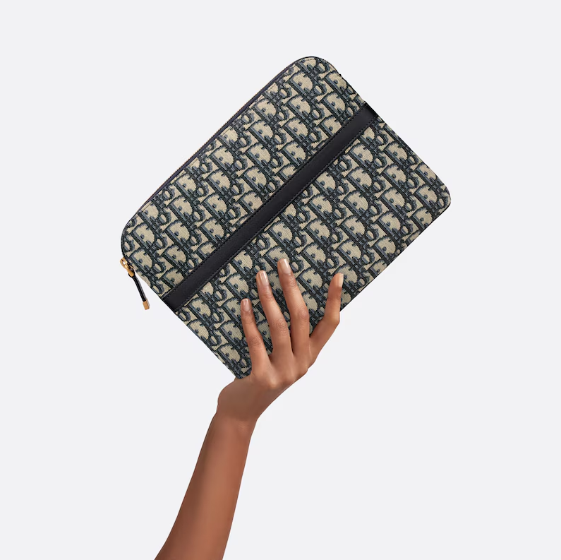 Cuero | Travel Travel Kit Blue Oblique Jacquard