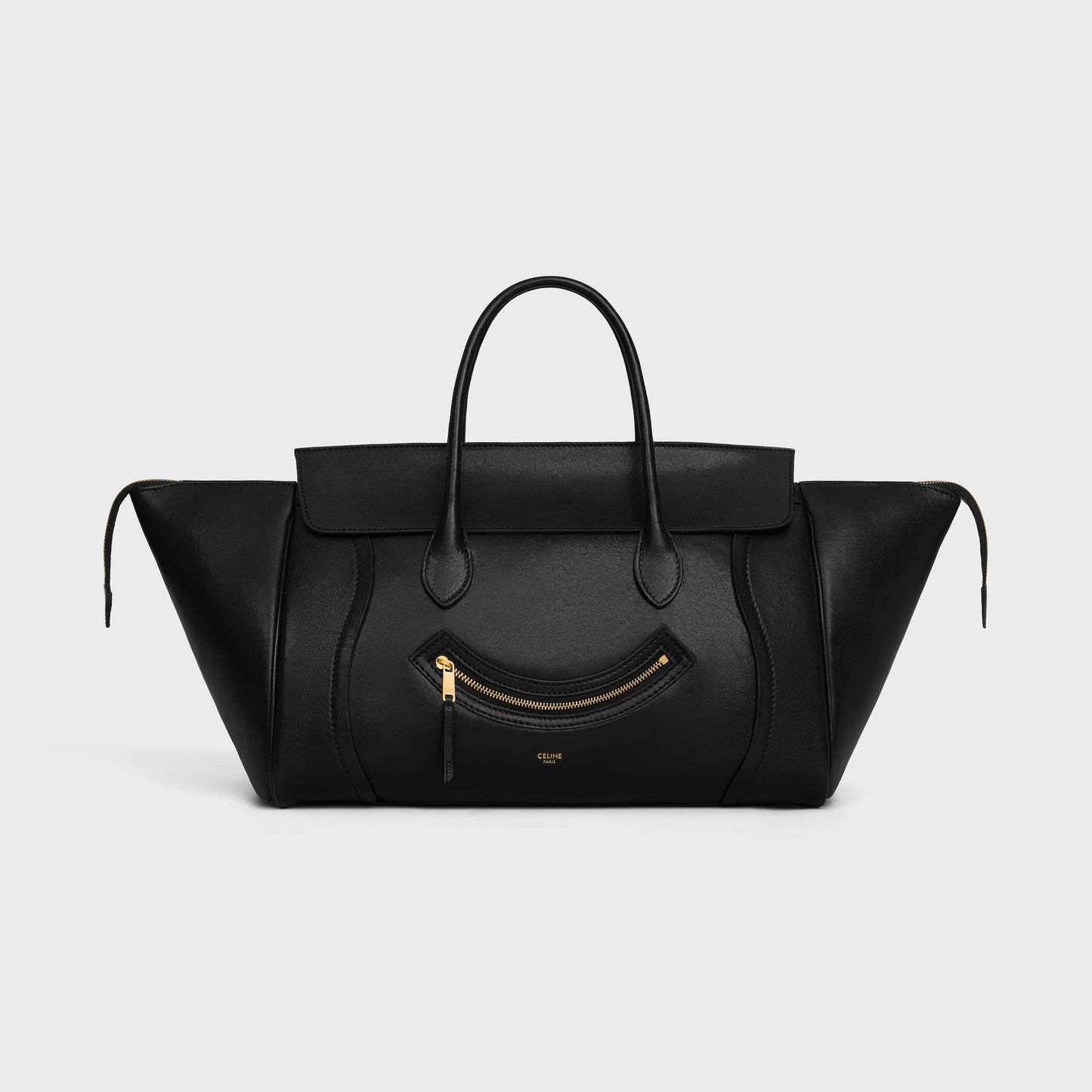 Cuero | SMILE LUGGAGE IN SUPPLE SHINY LAMBSKIN