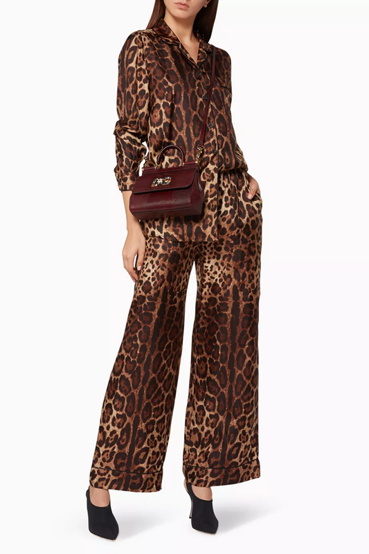 Cuero | Dark-Red Small Miss Sicily Iguana Leather Bag
