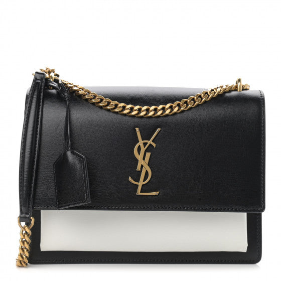 Cuero | Yves Monogram Sunset Black Pearl White Bag