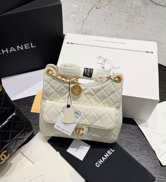 Chanel Hobo Tmall Bag – White