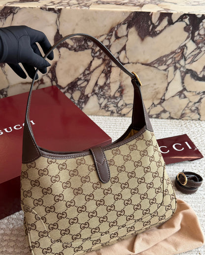 Cuero | GG Canvas Shoulder Bag