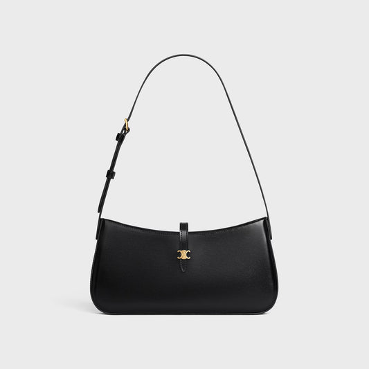 Cuero | Tina Shoulder Bag In Shiny Calfskin