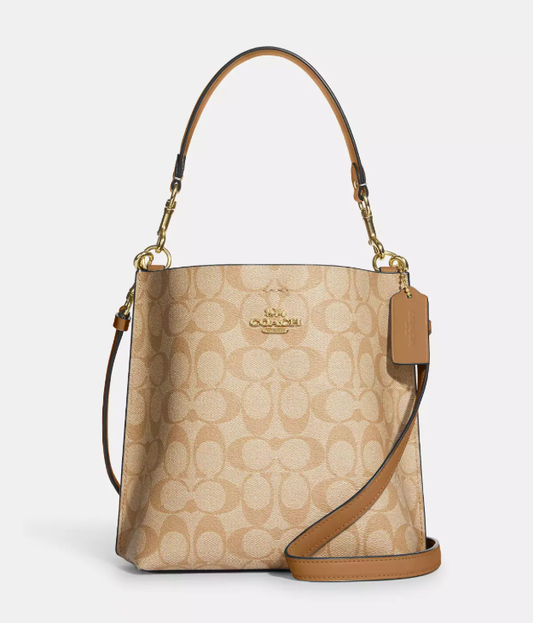Cuero | Mollie Bucket Bag In Signature Canvas