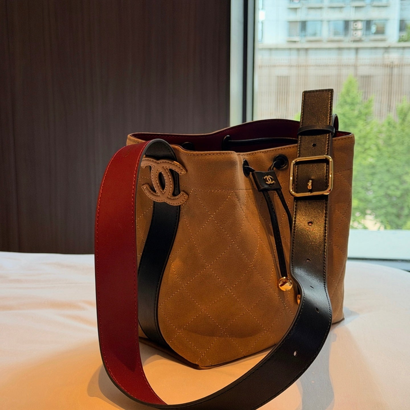 Cuero | Quilted Bucket Shoulder Bag